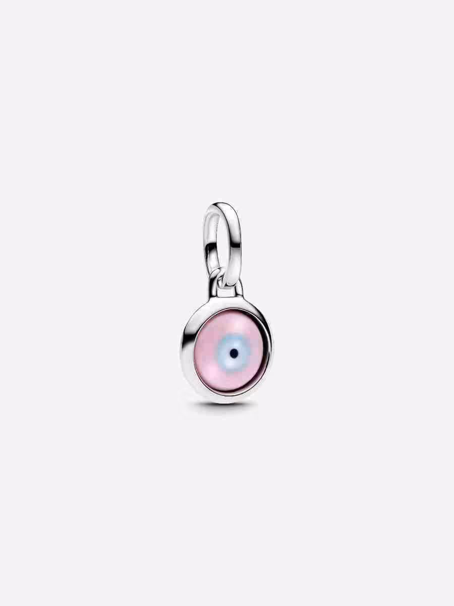 Charm Medallion Mini Evil Eye da incidere Pandora ME_1 Charm Medallion Mini Evil Eye da incidere Pandora ME 1