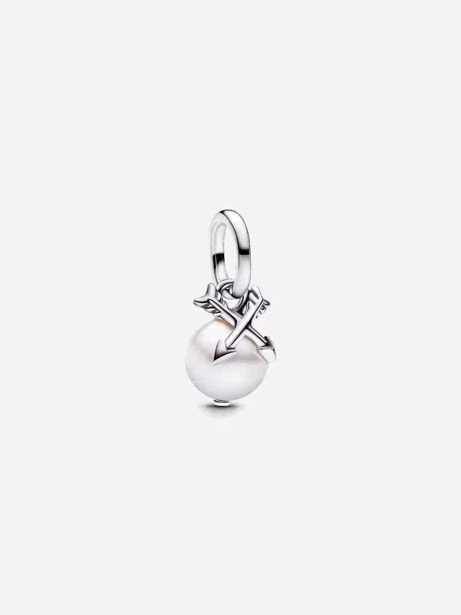 Charm Mini Pendente Pearl & Arrows Pandora ME Charm Mini Pendente Pearl Arrows Pandora ME