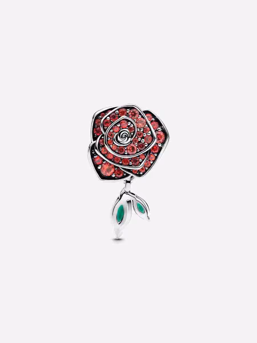 Charm Rosa Scintillante Rossa_1