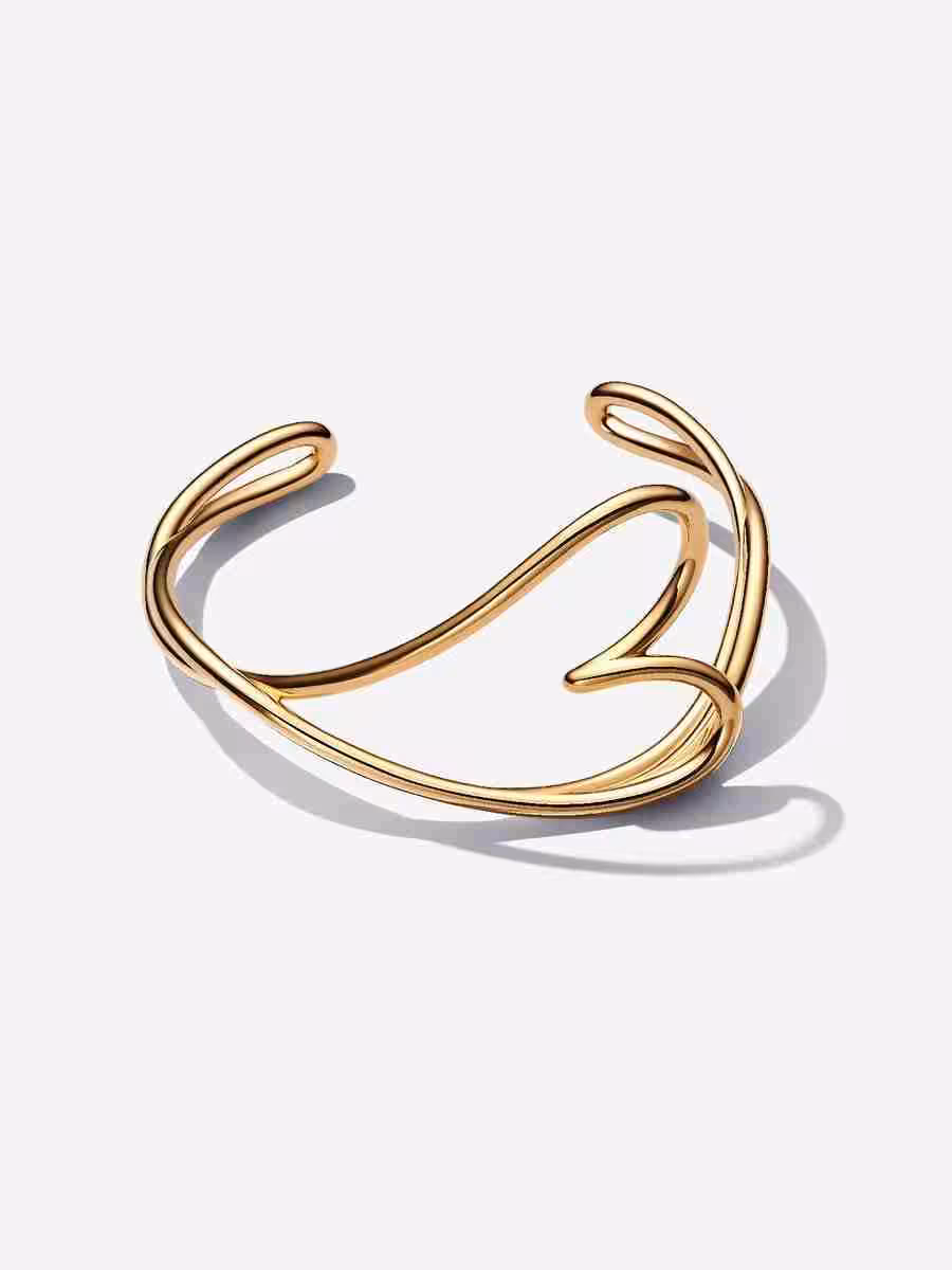 Bracciale Aperto Cuore Linea Sinuosa_1