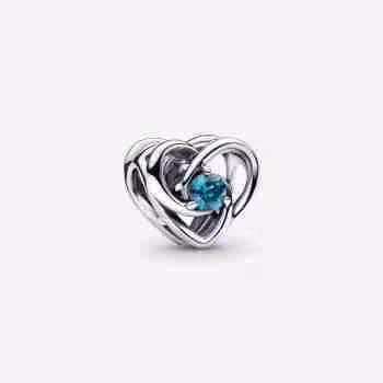 Charm Cuore Eterno Blu