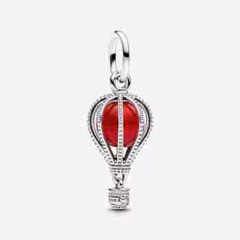 Charm Pendente Mongolfiera Rossa