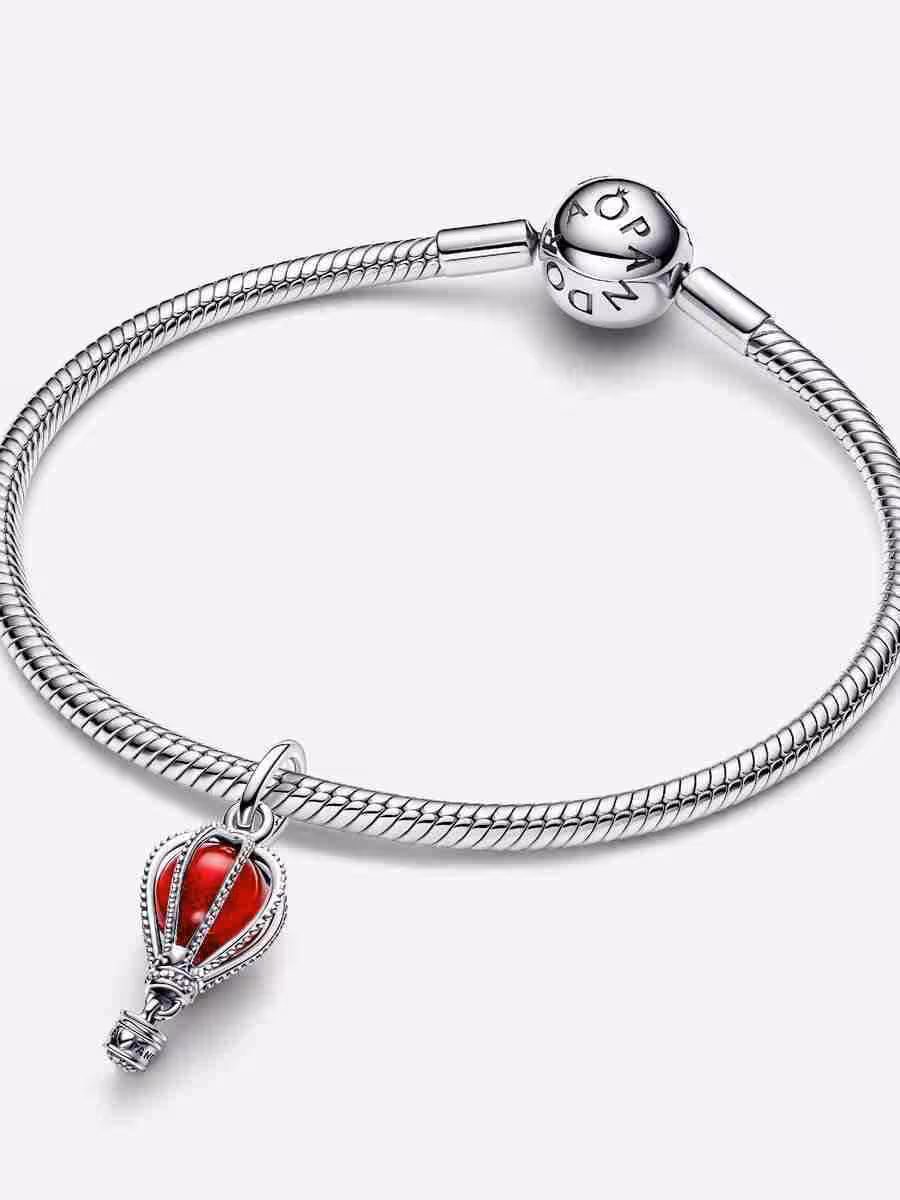 Charm Pendente Mongolfiera Rossa_1