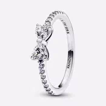 Anello Fiocco scintillante