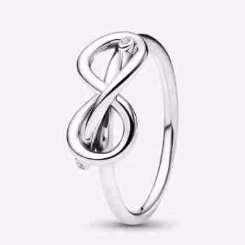 Anello Legame Infinito-Argento