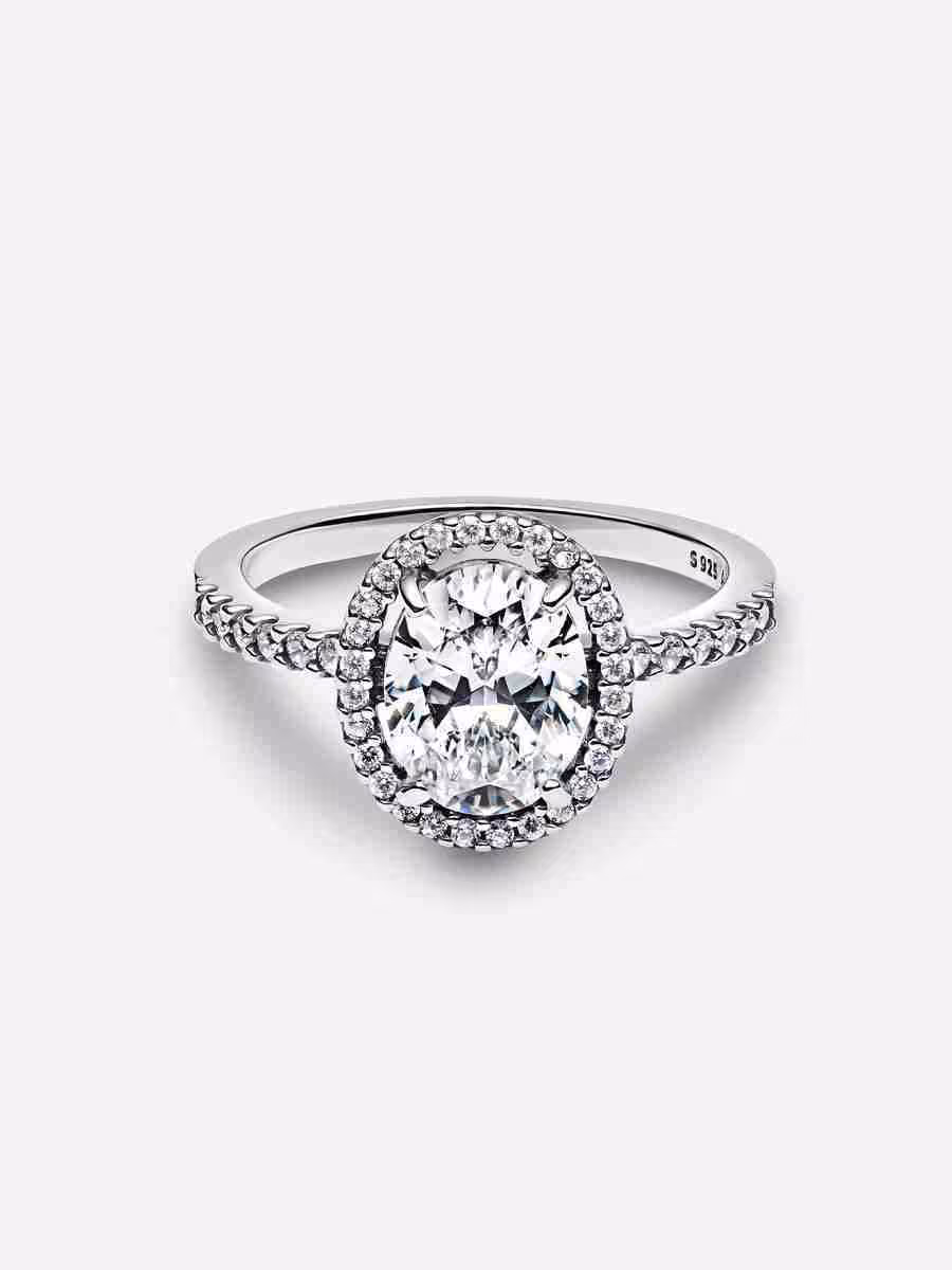 Anello Punto Luce Ovale-Argento_1