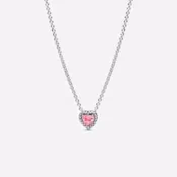 Collana Doppi Cuori Rossi