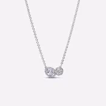 Collana Doppia Pietra Luminosa