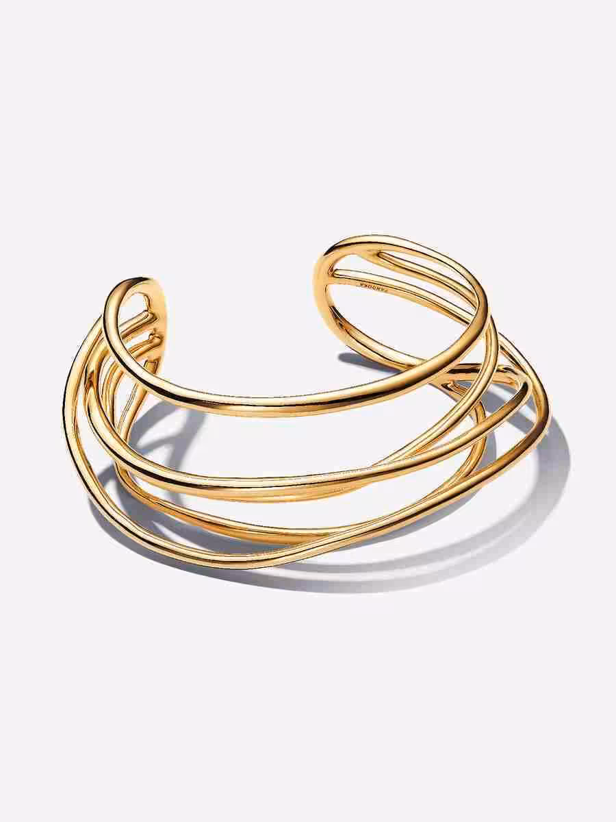 Bracciale Aperto Linee Sinuose_1
