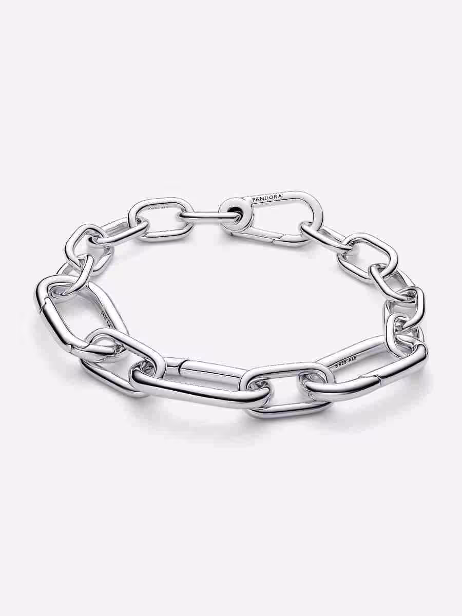 Bracciale Maglia Link Grande con 3 Link Apribili Bracciale Maglia Link Grande con 3 Link Apribili