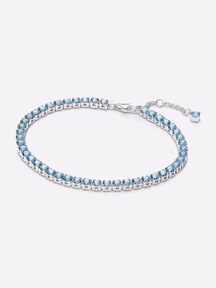Bracciale Tennis Cristalli Azzurri Bracciale Tennis Cristalli Azzurri