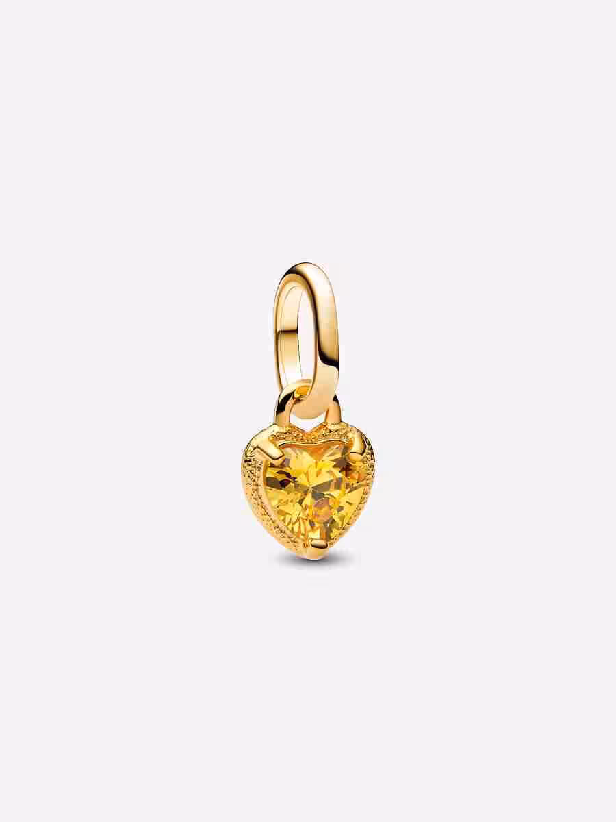 Charm Mini Pendente Gold Chakra Heart Pandora ME Charm Mini Pendente Gold Chakra Heart Pandora ME