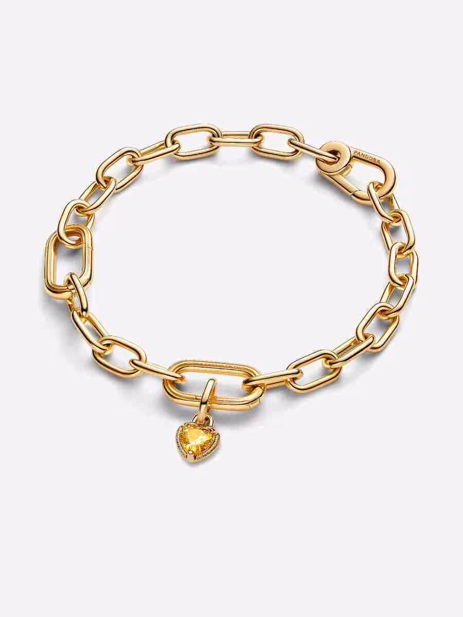 Charm Mini Pendente Gold Chakra Heart Pandora ME_1