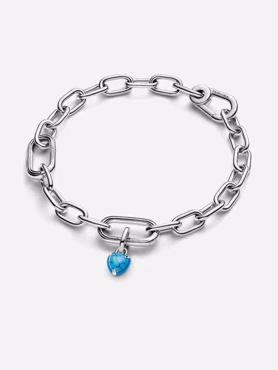 Charm Mini Pendente Turqoise Chakra Heart Pandora ME_1