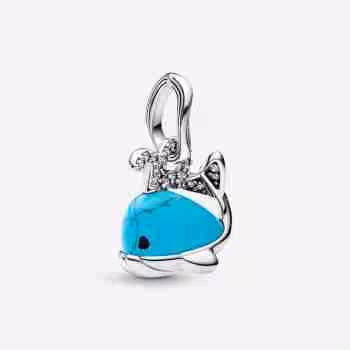 Charm Pendente Balena Turchese