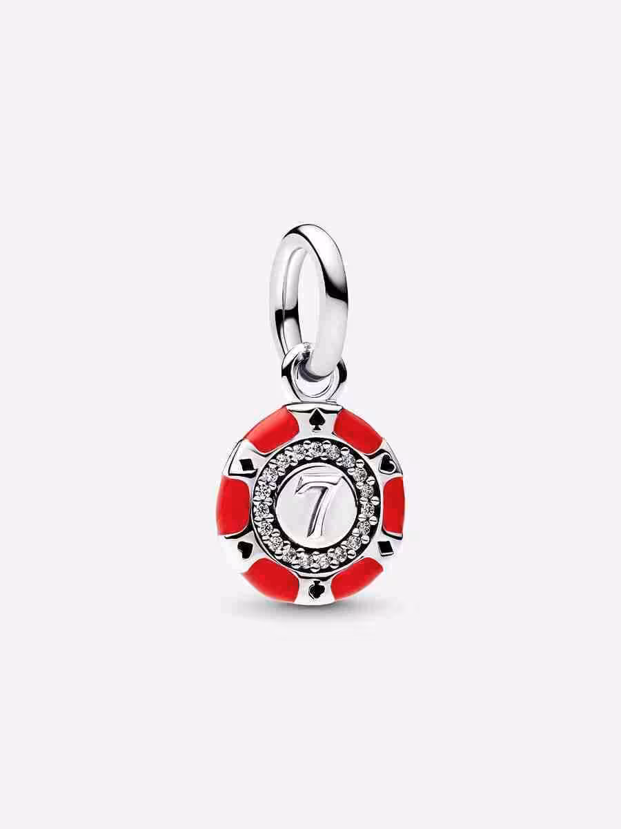 Charm Pendente Fiche da Poker Charm Pendente Fiche da Poker