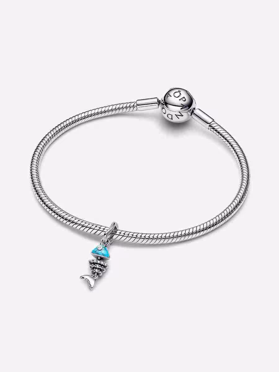 Charm Pendente Lisca Di Pesce Turchese_1