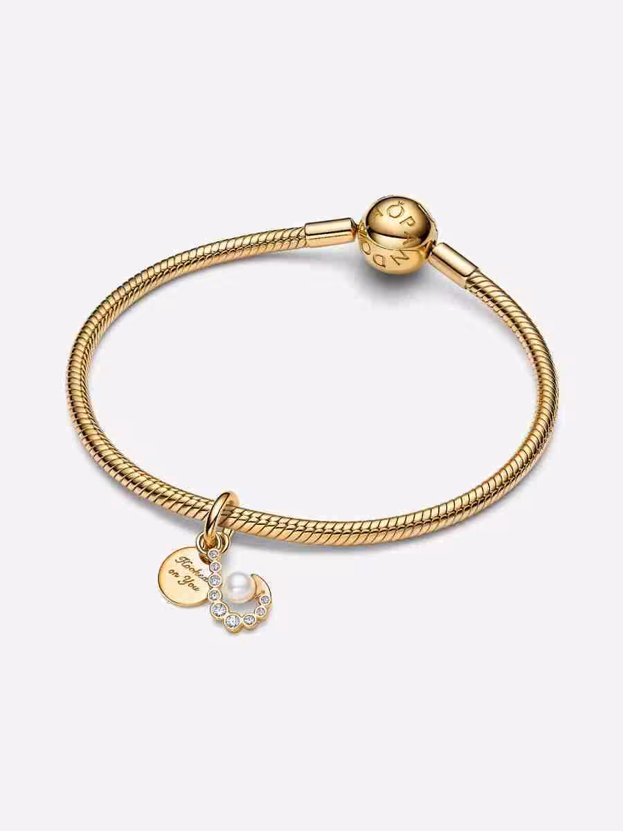 Charm Pendente Uncino con Perla Artificiale_1