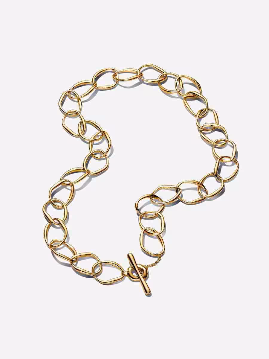 Collana Maglia Linea Sinuosa Collana Maglia Linea Sinuosa