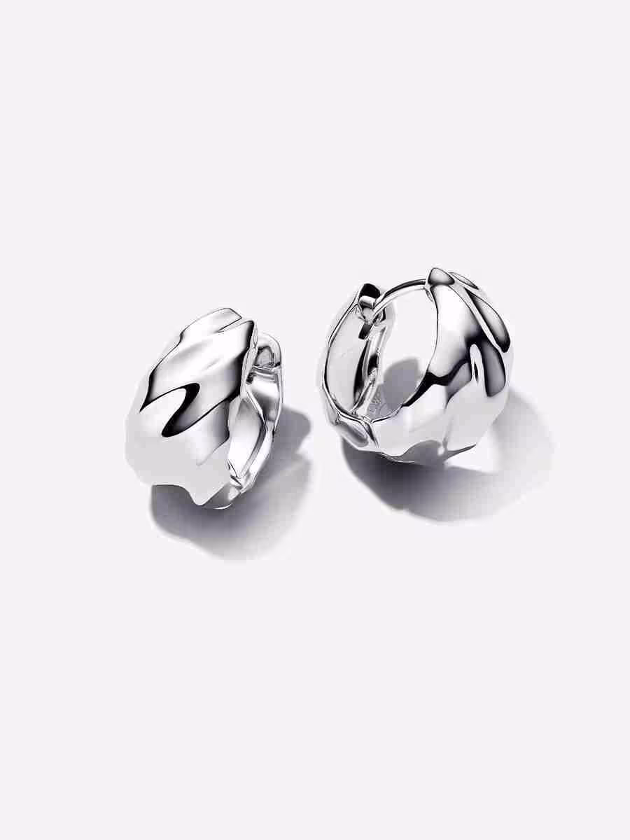 Orecchini Cerchi Dune-Argento Sterling 925 Orecchini Cerchi Dune Argento Sterling 925