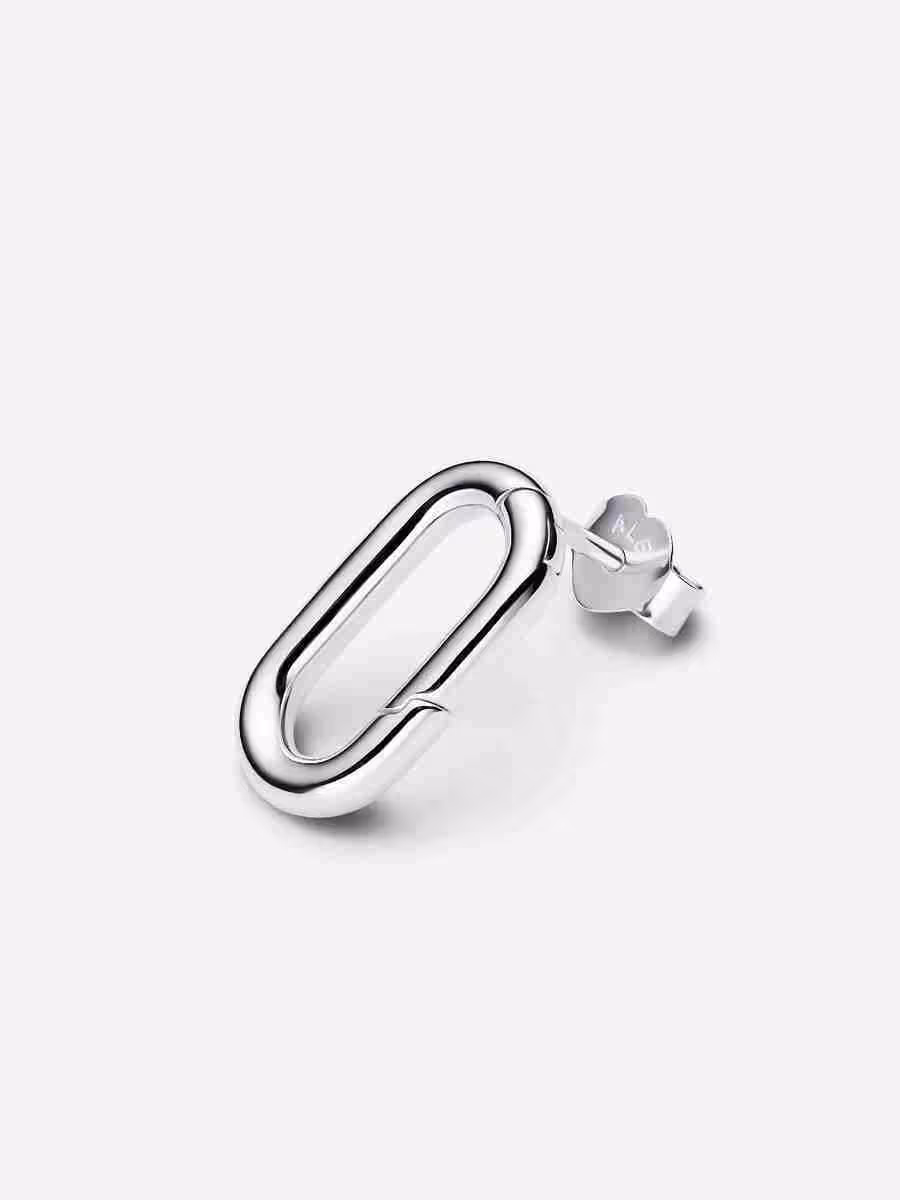Orecchini Mono Orecchino Link Apribile-Argento Sterling 925_1