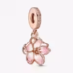 Set completo di fiori di ciliegio in oro rosa