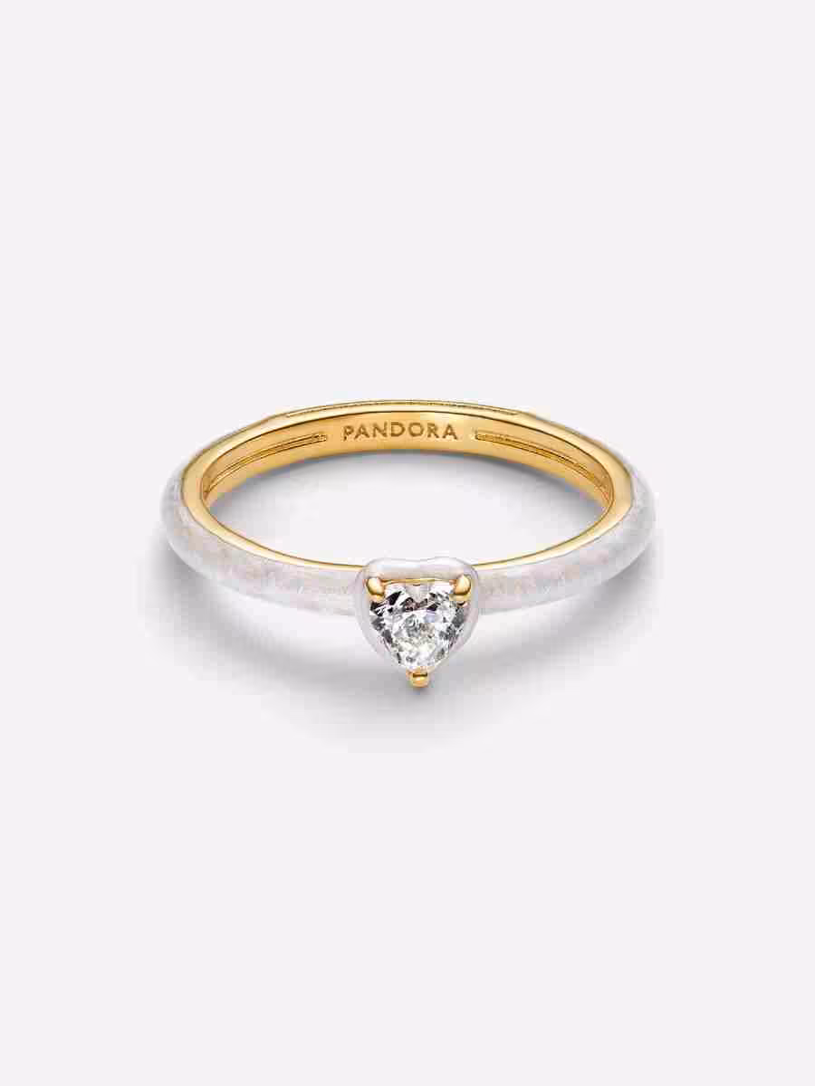 Anello White Chakra Heart _1