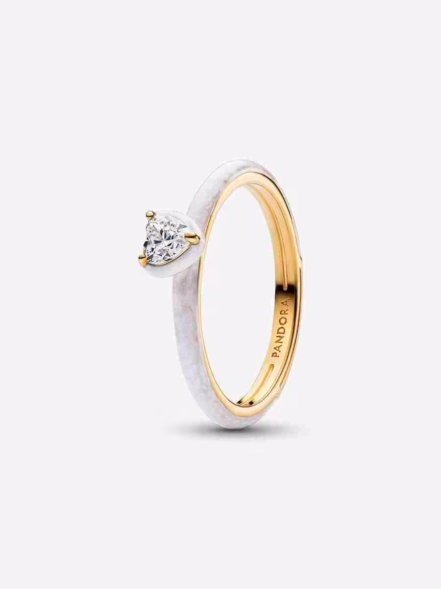 Anello White Chakra Heart Anello White Chakra Heart