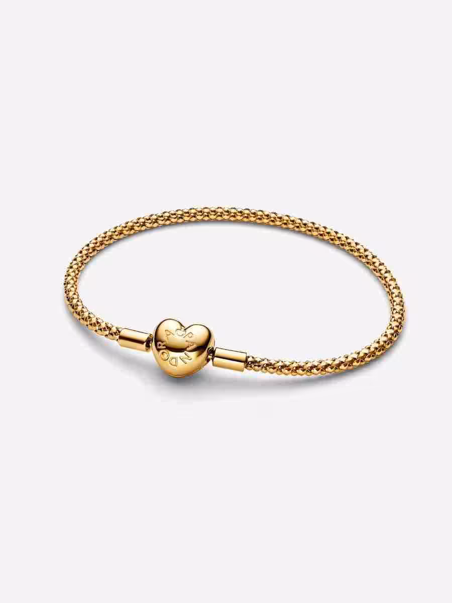 Bracciale Maglia Geometrica con Chiusura a Cuore_1 Bracciale Maglia Geometrica con Chiusura a Cuore 1