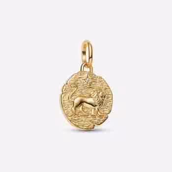 Charm Medallion Leone Vita Veritas Virtus