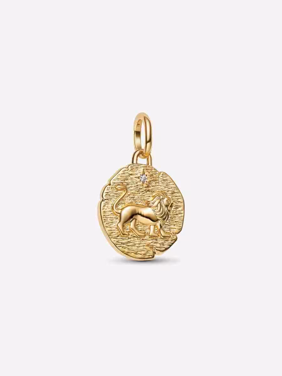 Charm Medallion Leone Vita Veritas Virtus Charm Medallion Leone Vita Veritas Virtus