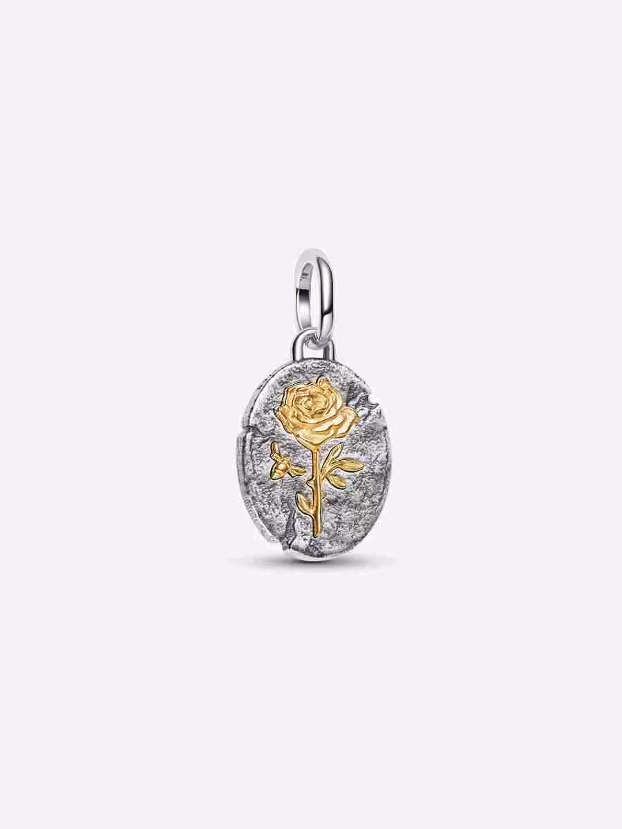 Charm Medallion Rosa Rosa Inter Spinas Crescit Charm Medallion Rosa Rosa Inter Spinas Crescit
