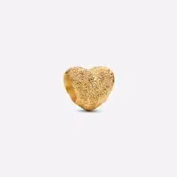 Mini Charm Cuore effetto diamantato
