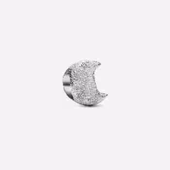 Mini Charm Luna effetto diamantato