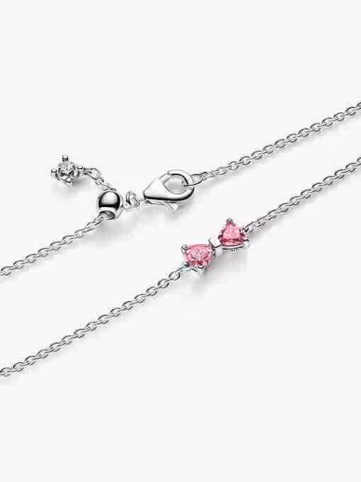 Bracciale Fiocco Luminoso Rosa_1