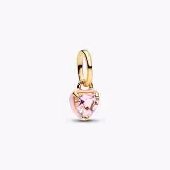 Homepage Charm Mini Pendente Pink Chakra Heart