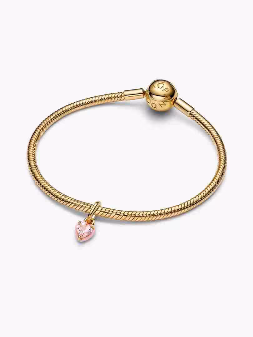 Charm Mini Pendente Pink Chakra Heart_1