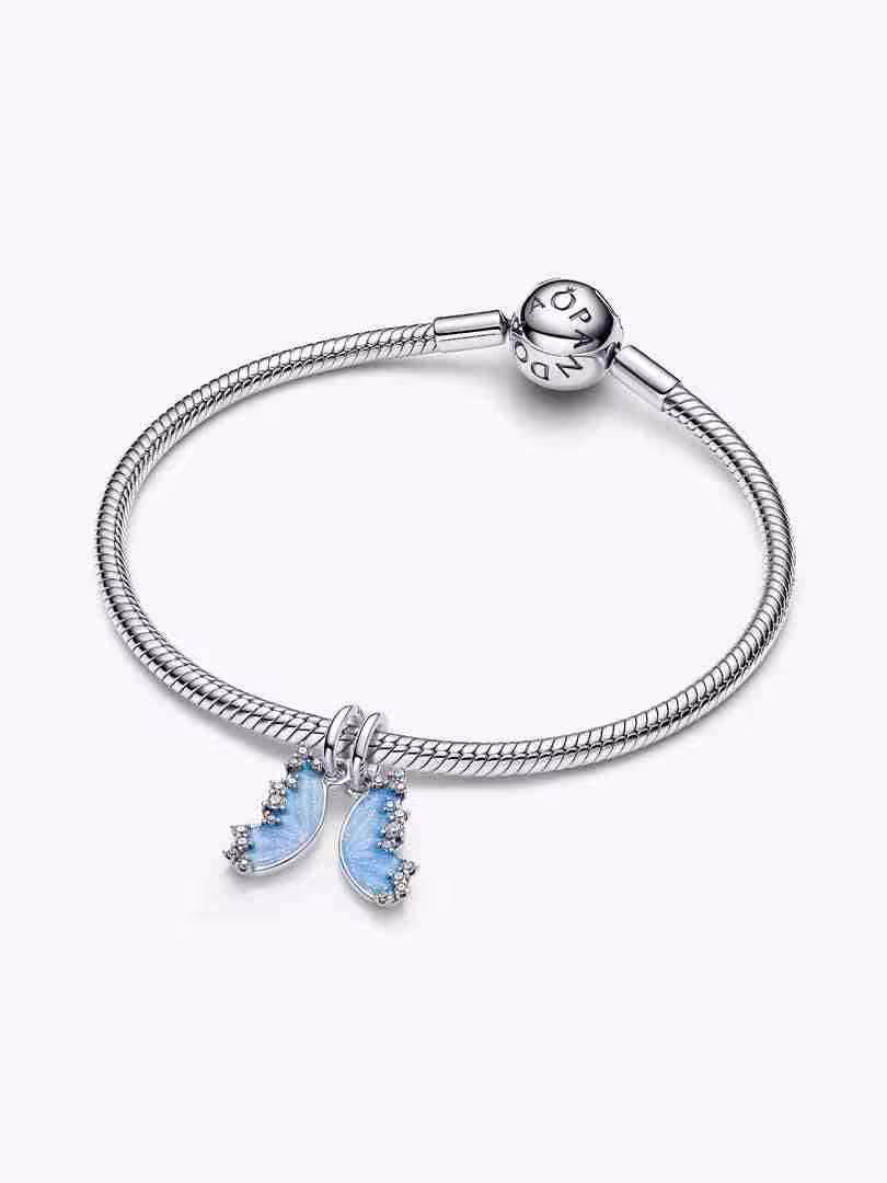Charm Pendente Ali di Farfalla Divisibile_1