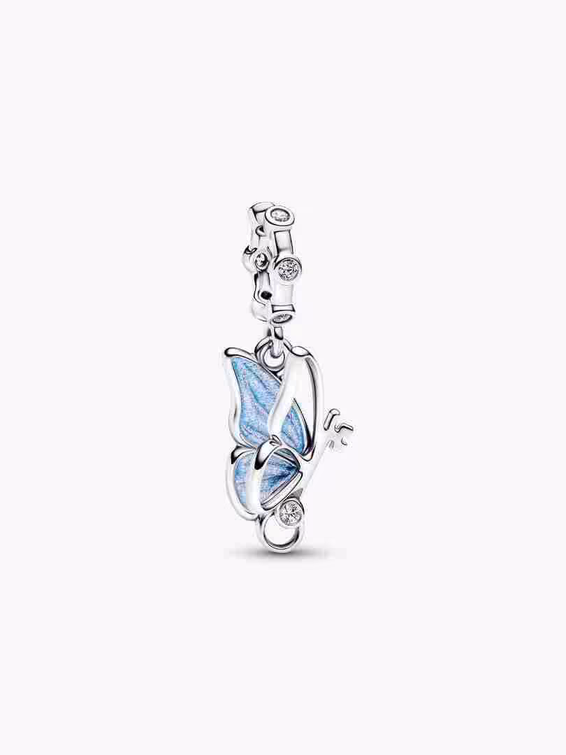 Charm Pendente Farfalla e Chiave Unlock Tomorrow Charm Pendente Farfalla e Chiave Unlock Tomorrow