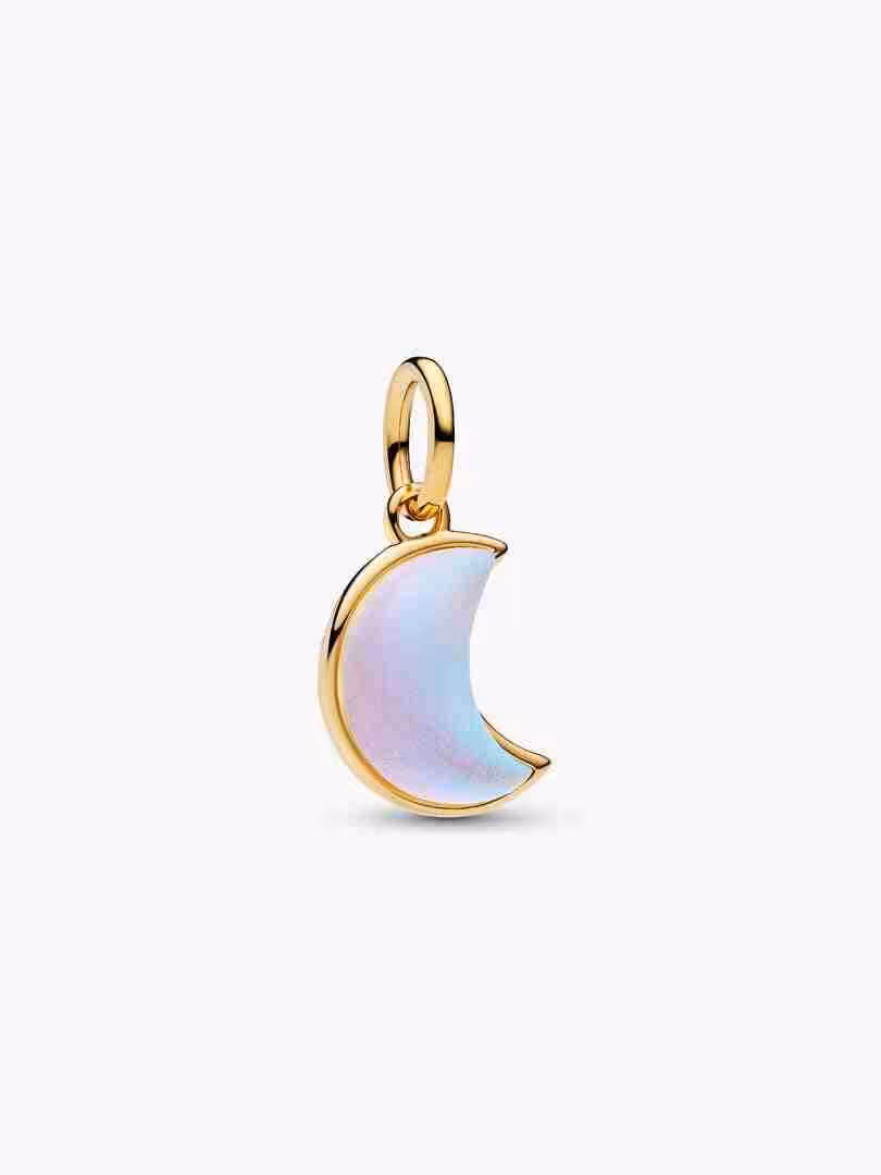 Charm Pendente Luna Crescente Luminosa Charm Pendente Luna Crescente Luminosa
