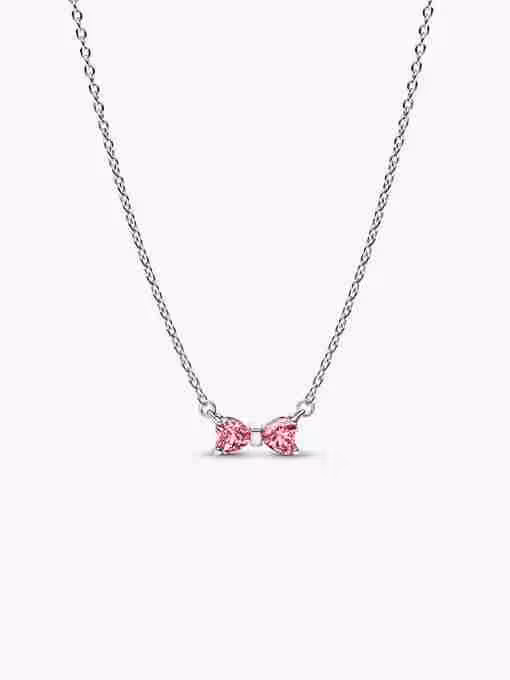 Collana Fiocco Luminoso Rosa Collana Fiocco Luminoso Rosa