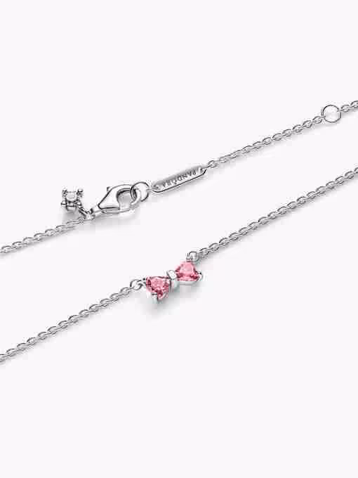 Collana Fiocco Luminoso Rosa_1
