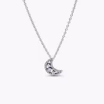 Collana con pendente Falce di luna