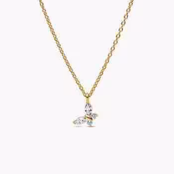 Collana con pendente Farfalla-Oro