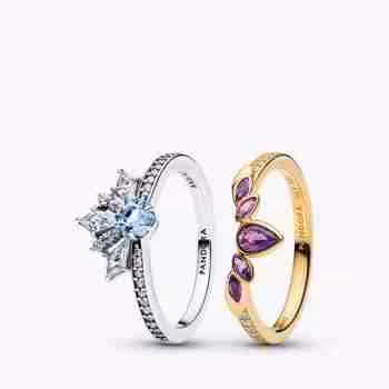 Homepage Frozen, Set Anelli Elsa & Anna