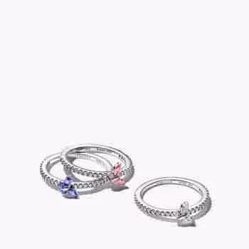 Set Anelli Farfalla Luminosa