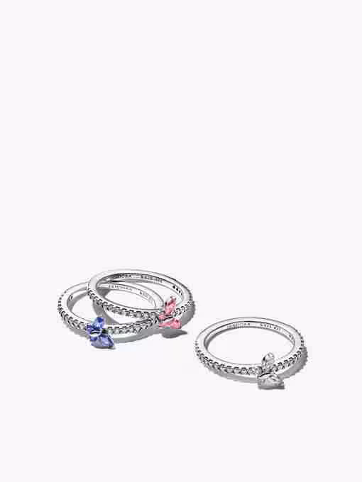 Set Anelli Farfalla Luminosa Set Anelli Farfalla Luminosa