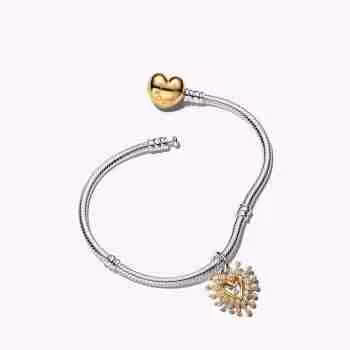 Set Bracciale Cuore Radiante
