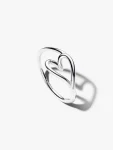 Anello Cuore Piccolo Linea Sinuosa Anello Cuore Piccolo Linea Sinuosa