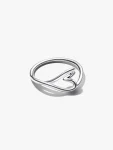 Anello Cuore Piccolo Linea Sinuosa